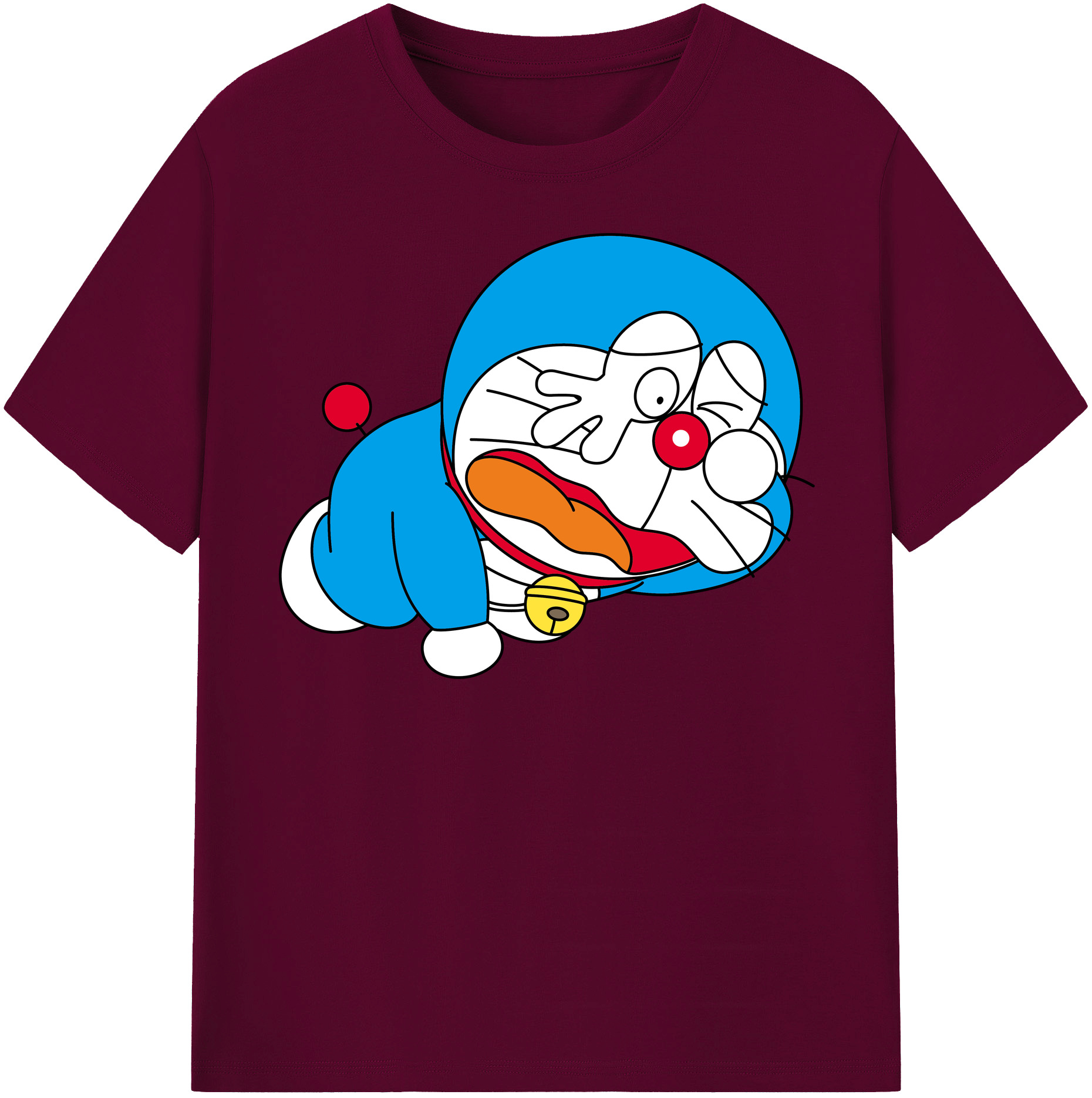 （画像用） ドラえもん Doraemon レディースカジュアルプリントTシャツ（綿100％）